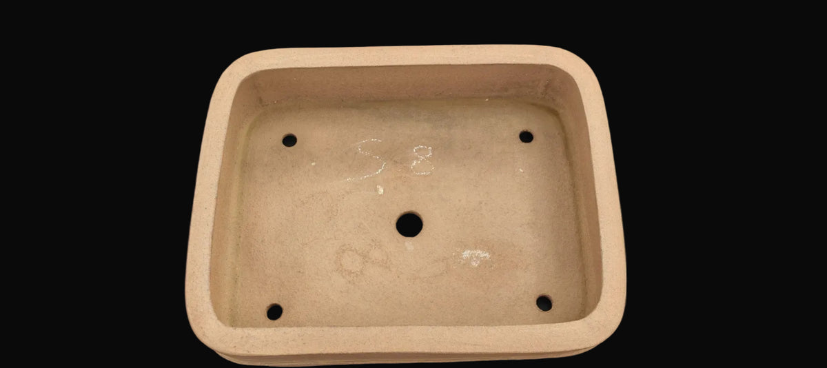 Vaso Rettangolare gres, Tokoname, Shuzan