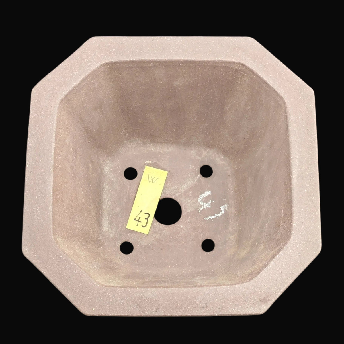 Vaso quadrato alto marrone, Tokoname, Yamaaki