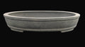 Vaso Ovale grigio scuro, Tokoname, Shibatakeizan
