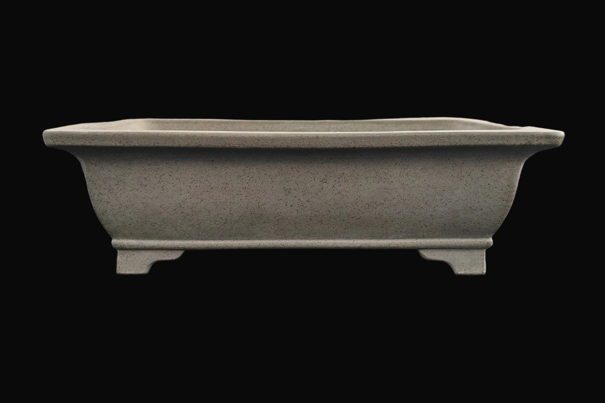 Vaso rettangolare grigio, Tokoname